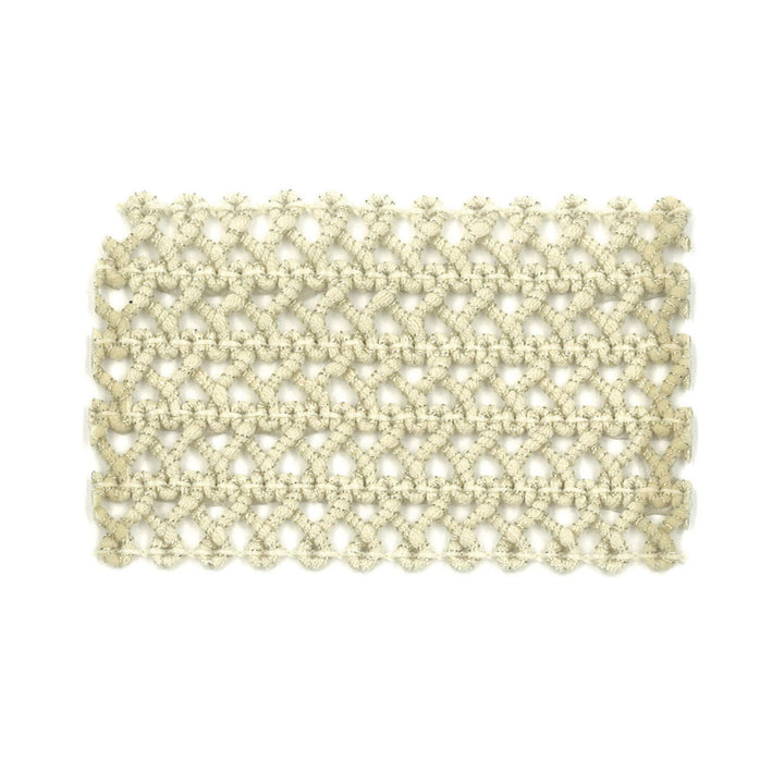 Darning 2 Almond by Stout Trim New World Trim Volume Ii 98% Spun Viscose 2% Metallic ITALY Horizontal: 0 and Vertical: 0 2.13 in - Fabric Carolina -