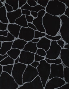 Darwin Noir 947 by Norbar Designer Fabric VELVET 100% POLYESTER CHINA 15 1/4"V 26 3/4"H 58 - Swanky Fabrics -