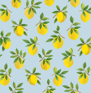 Lemoncello Sky Blue by Seabrook Wallpaper