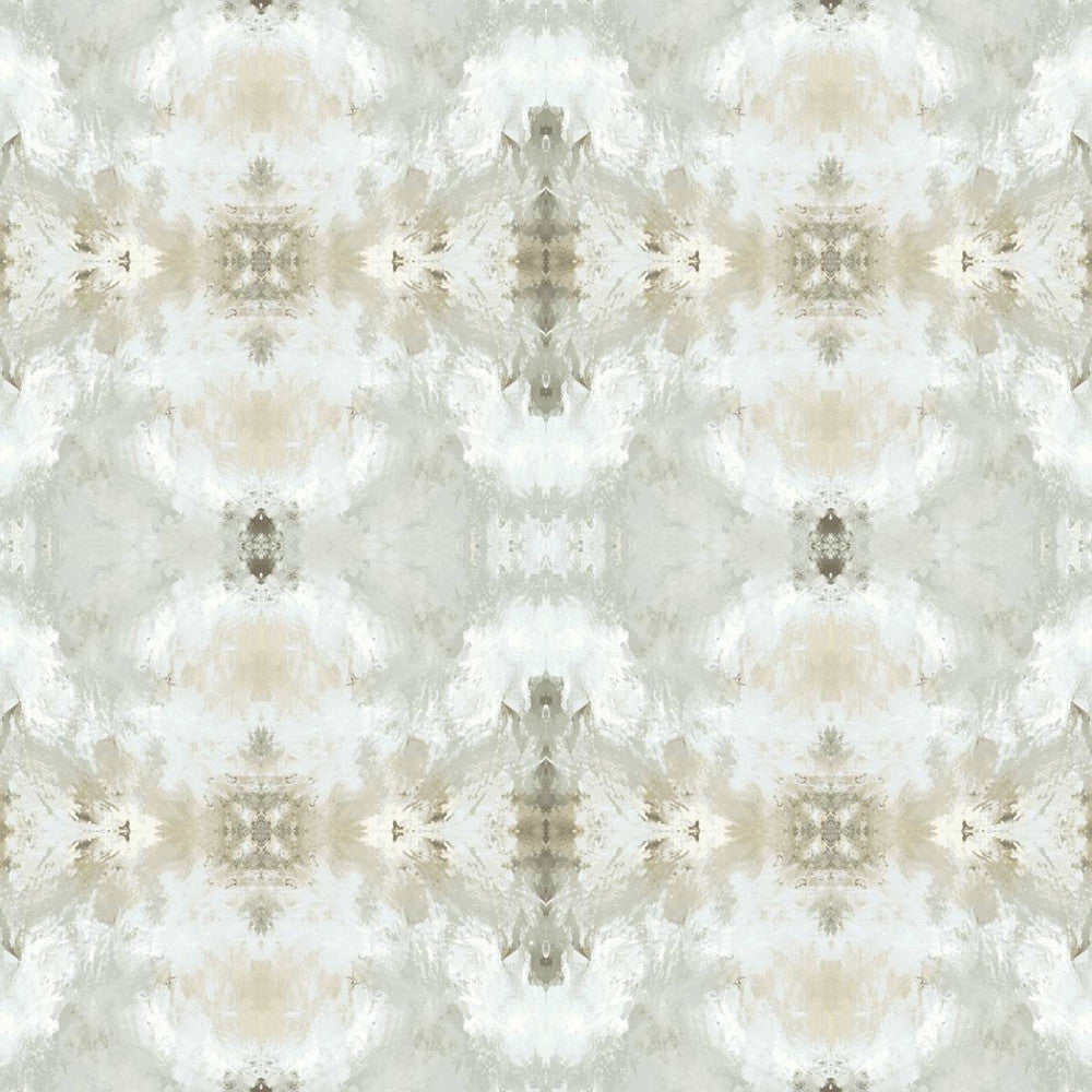 Kaleidoscope Grey by Seabrook Wallpaper West Boulevard Collection United States 60.75 13.5" 27" - Fabric Carolina -