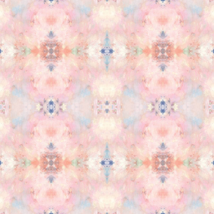 Kaleidoscope Pink by Seabrook Wallpaper West Boulevard Collection United States 60.75 13.5" 27" - Fabric Carolina -