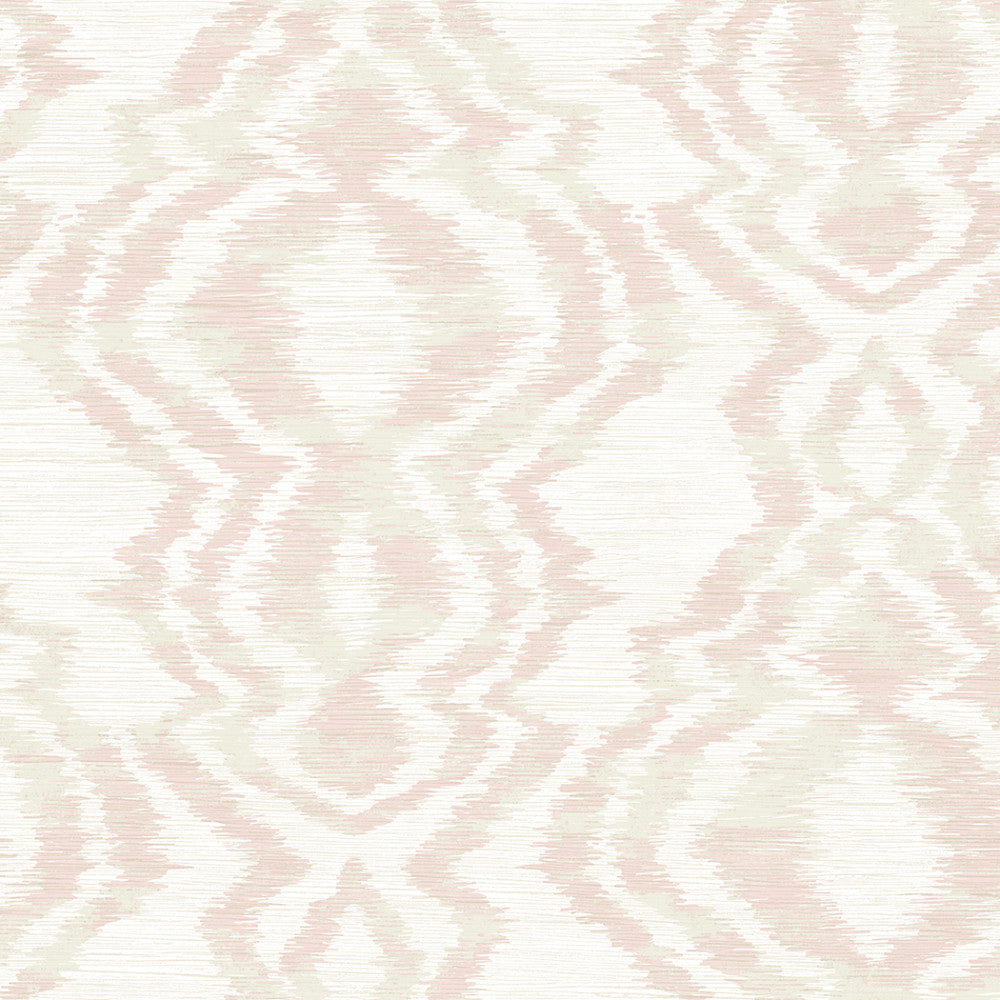 Moirella Blush by Seabrook Wallpaper West Boulevard Collection United States 60.75 27" 27" - Fabric Carolina -