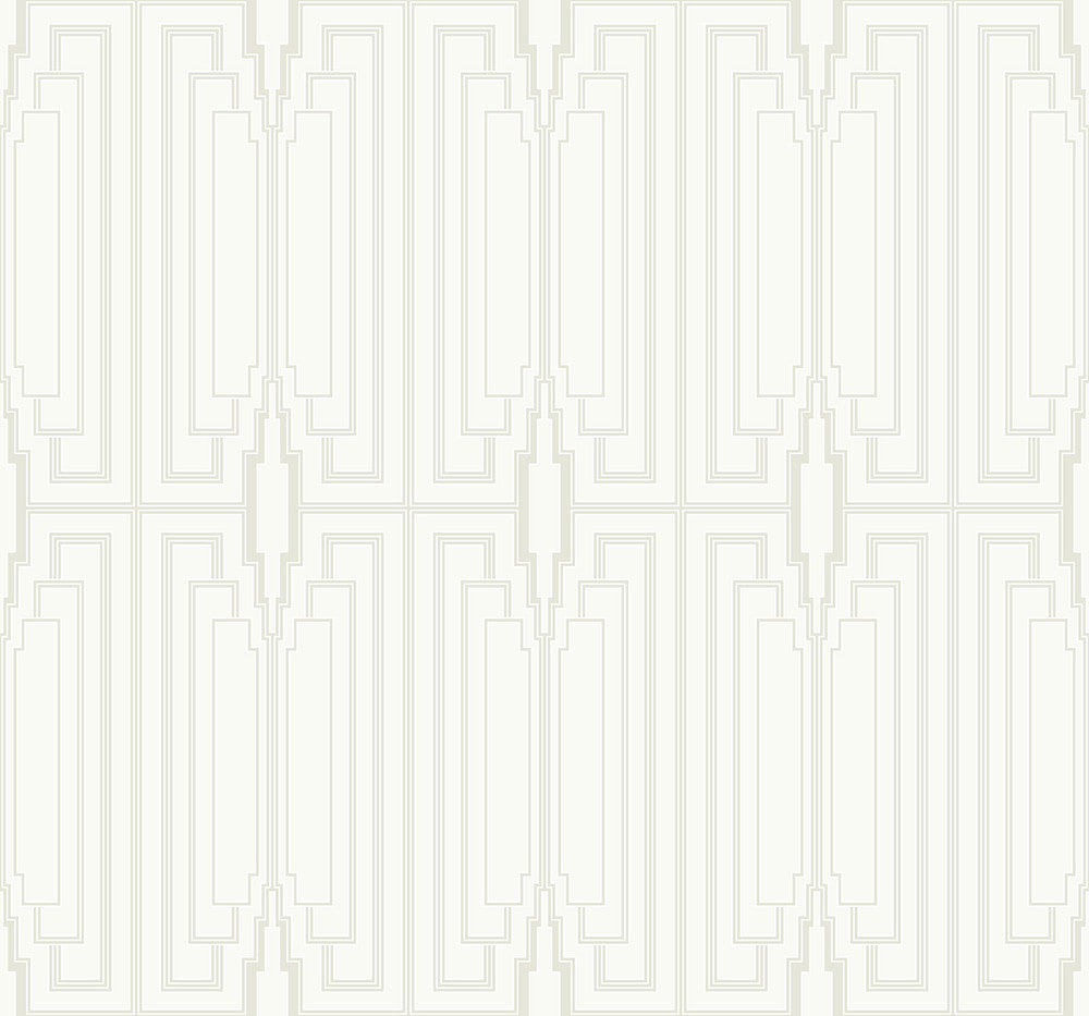 Manhattan Pearlescent by Seabrook Wallpaper Deco 2 United States 60.75 12.6" 27" - Fabric Carolina -
