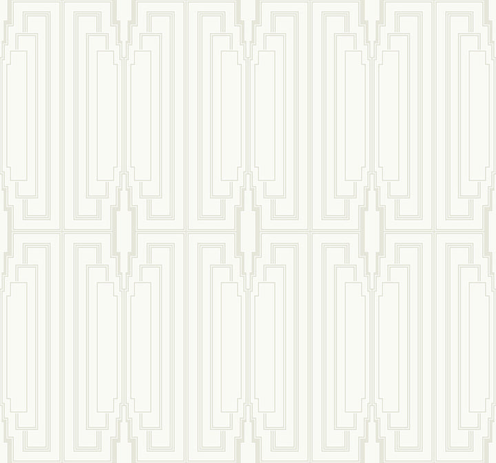 Manhattan Pearlescent by Seabrook Wallpaper Deco 2 United States 60.75 12.6" 27" - Fabric Carolina -