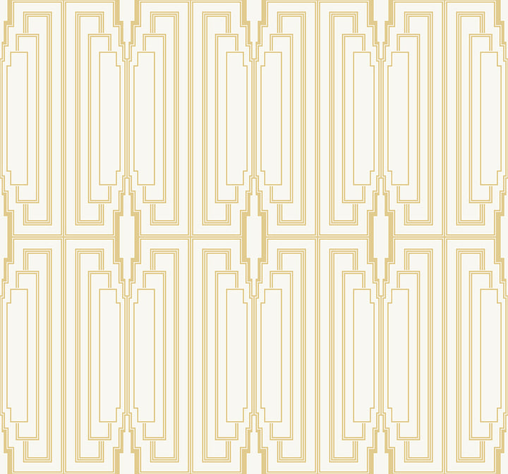 Manhattan Golden Gate by Seabrook Wallpaper Deco 2 United States 60.75 12.6" 27" - Fabric Carolina -