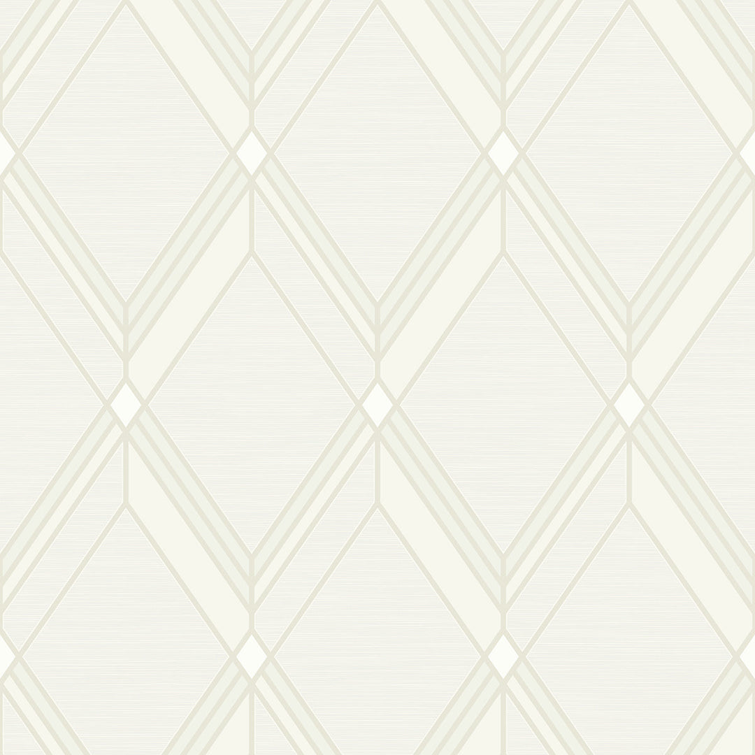 Brooklyn Diamond Metallic Pearl DC60500 by Collins & Company Designer Wallpaper