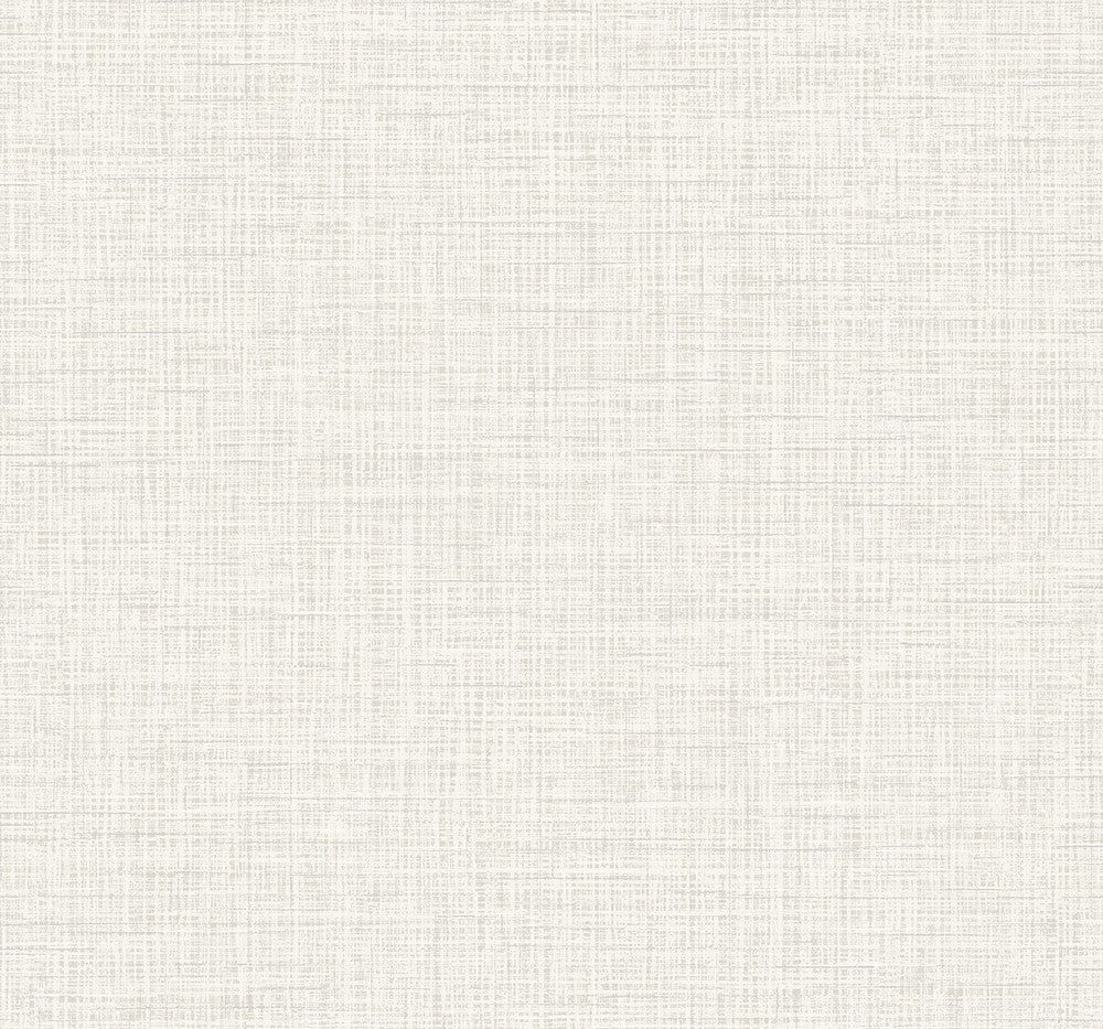Glitter Faux Finish White Linen by Seabrook Wallpaper Deco 2 United States 60.75 0" 27" - Fabric Carolina -