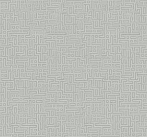 Rockefellar Maze Slate Grey by Seabrook Wallpaper