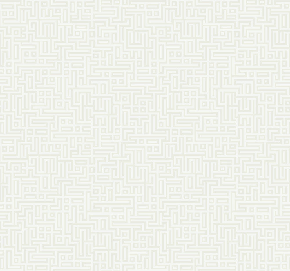 Rockefellar Maze Metallic Pearl by Seabrook Wallpaper Deco 2 United States 60.75 12.6" 27" - Fabric Carolina -