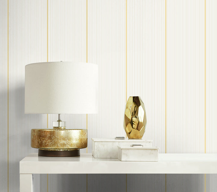 Rockefeller Stripe Gilda DC61413 by Collins & Company Designer Wallpaper