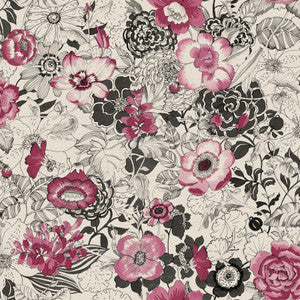 Penny Pink Floral Wallpaper by ESTA Home