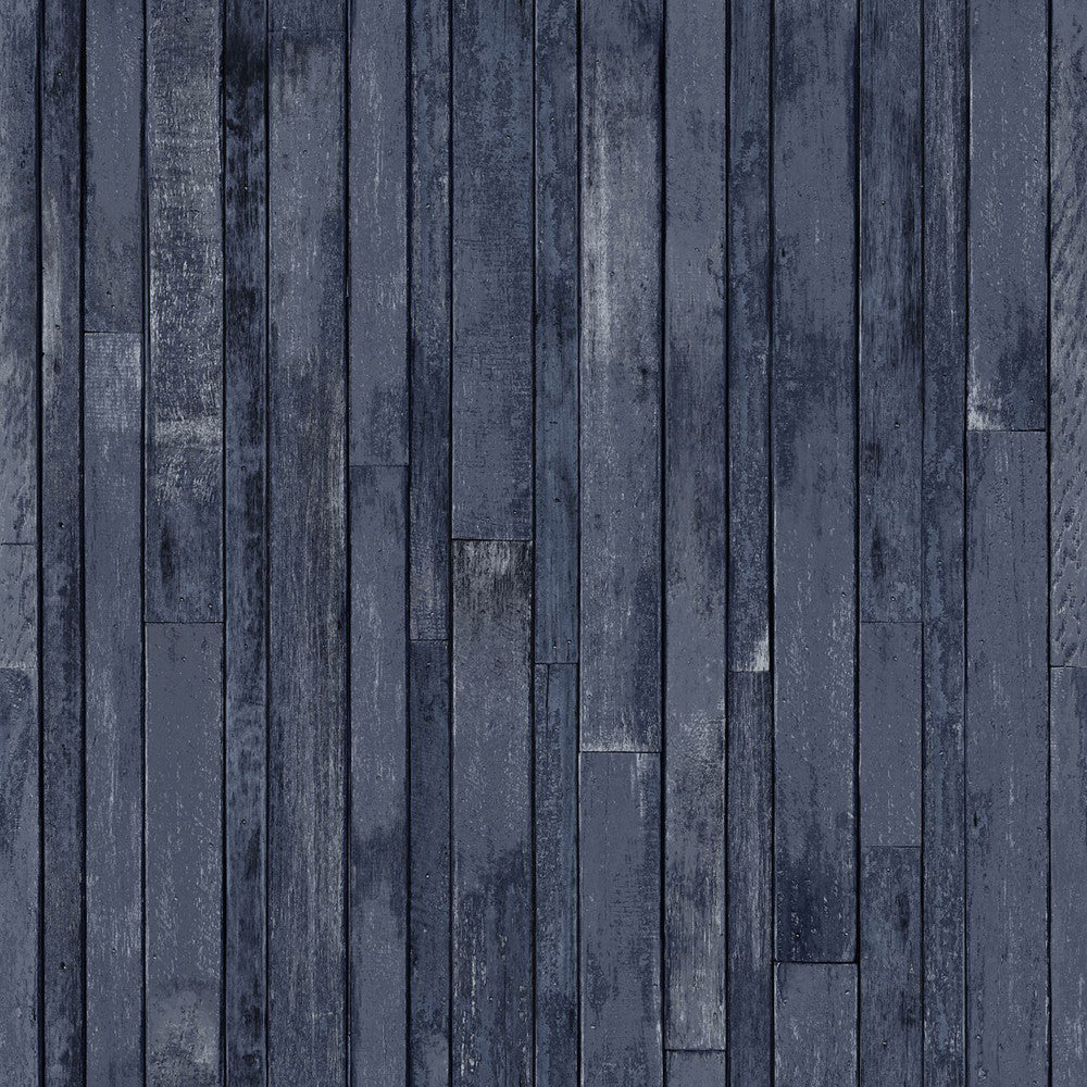 Azelma Navy Wood Wallpaper by ESTA Home Design Department Covers about 56.4 square feet 20.5-in by 33-ft long roll Unpasted 20.9 - Fabric Carolina -