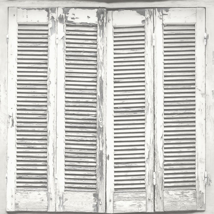 Lansbury Off White Distressed Shutter Wallpaper by ESTA Home Design Department Covers about 56.4 square feet 20.5-in by 33-ft long roll Unpasted 20.9 - Fabric Carolina -