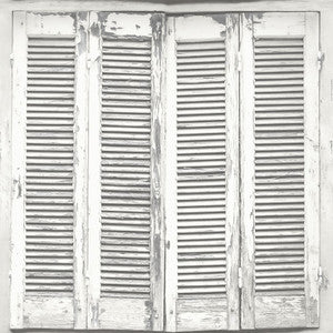 Lansbury Off White Distressed Shutter Wallpaper by ESTA Home