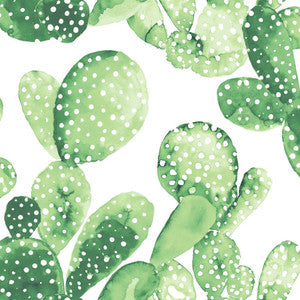 Mimi Green Cactus Wallpaper by ESTA Home