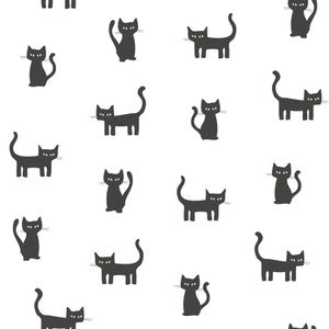 Salem Black Kittens Wallpaper by ESTA Home