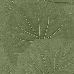 Xylem Olive Large Leaves Wallpaper by ESTA Home