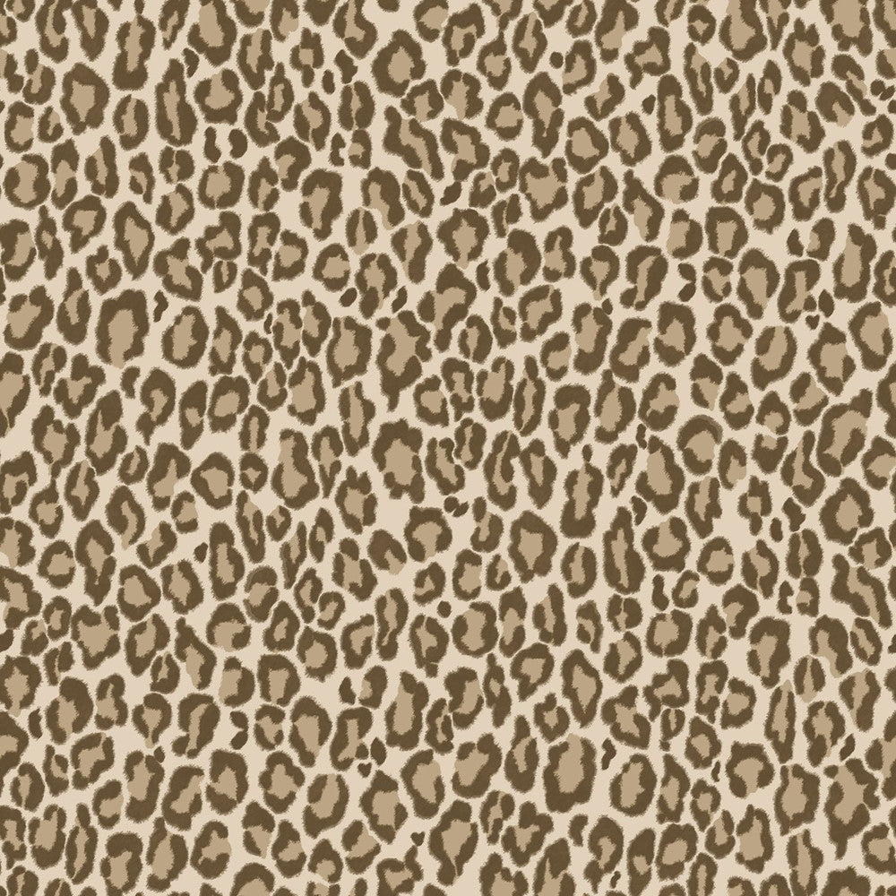 Cicely Brown Leopard Skin Wallpaper by ESTA Home Design Department Covers about 57.5 square feet 20.9-in by 33-ft long roll Unpasted 20.9 - Fabric Carolina -