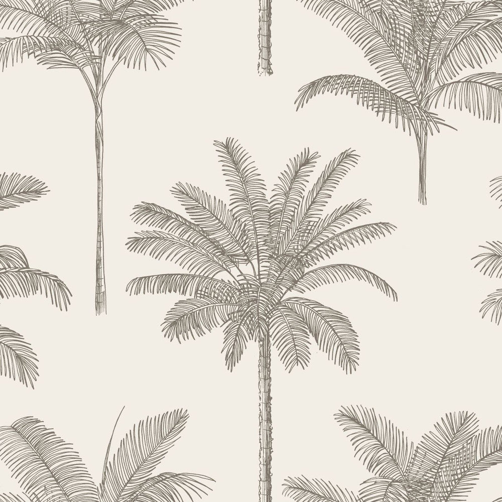 Taj Beige Palm Trees Wallpaper by ESTA Home Design Department Covers about 57.5 square feet 20.9-in by 33-ft long roll Unpasted 20.9 - Fabric Carolina -
