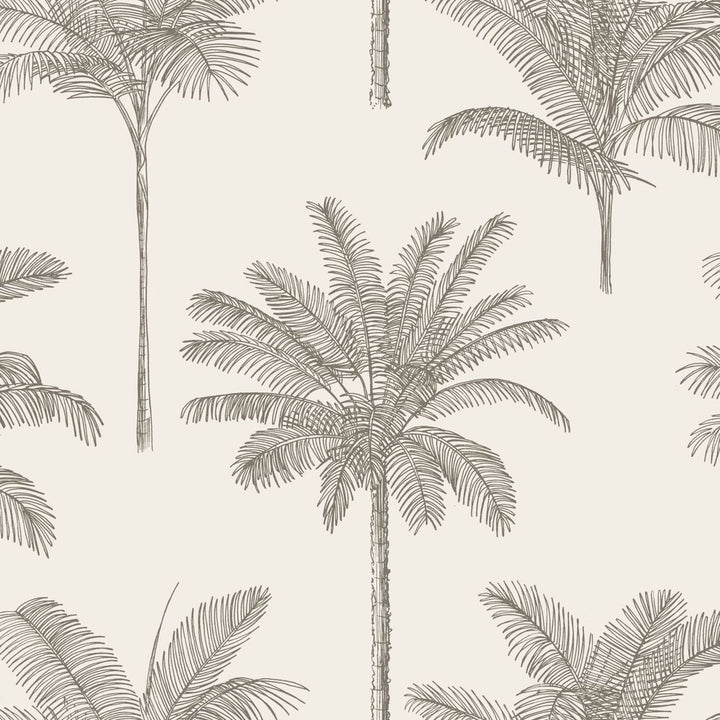Taj Beige Palm Trees Wallpaper by ESTA Home Design Department Covers about 57.5 square feet 20.9-in by 33-ft long roll Unpasted 20.9 - Fabric Carolina -