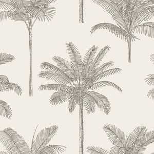 Taj Beige Palm Trees Wallpaper by ESTA Home