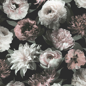 Contessa Blush Flowers Wallpaper by ESTA Home