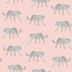 Prowl Pink Jaguars Wallpaper by ESTA Home