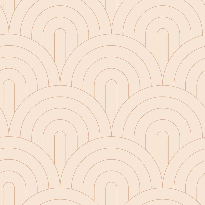 Lalique Pink Art Deco Motif Wallpaper by ESTA Home Design Department Covers about 57.5 square feet 20.9-in by 33-ft long roll Unpasted 10.4 - Fabric Carolina -