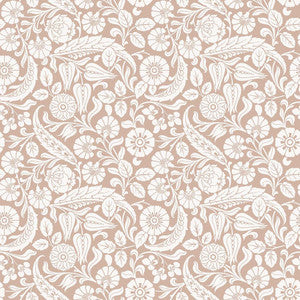 Cordelia Pink Baroque Blooms Wallpaper by ESTA Home