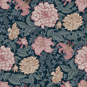 Persephone Multicolor Spring Blossoms Wallpaper by ESTA Home
