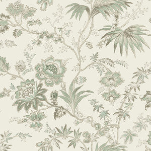 Juliet Neutral Decorative Jacobean Wallpaper by ESTA Home