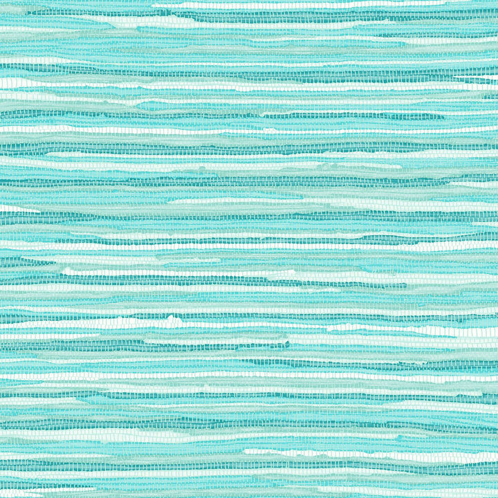 Cabana Turquoise Faux Grasscloth Wallpaper by ESTA Home Design Department Covers about 56.4 square feet 20.5-in by 33-ft long roll Unpasted 20.9 - Fabric Carolina -