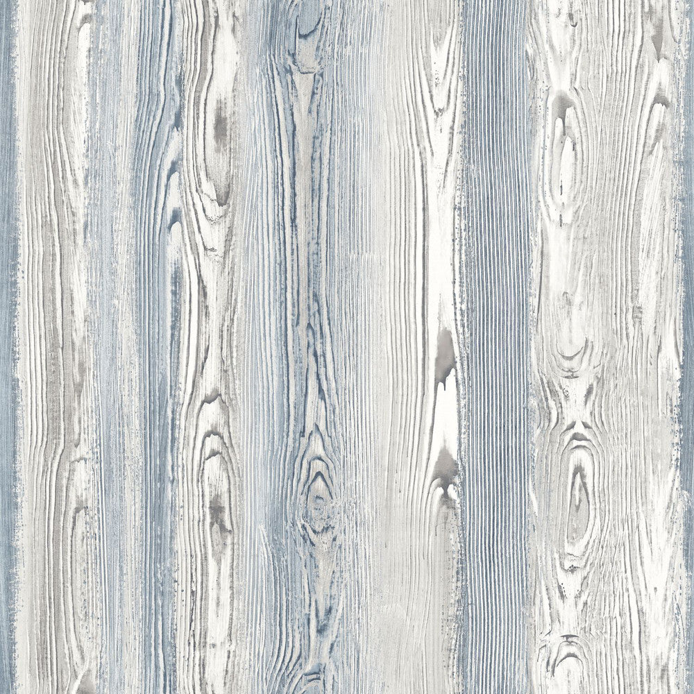 Cady Blue Wood Panel Wallpaper by ESTA Home Design Department Covers about 56.4 square feet 20.5-in by 33-ft long roll Unpasted 20.9 - Fabric Carolina -