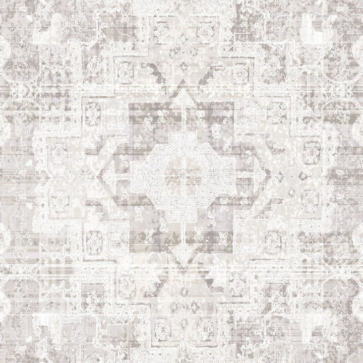Desmond Beige Distressed Medallion Wallpaper by ESTA Home Design Department Covers about 56.4 square feet 20.5-in by 33-ft long roll Unpasted 20.9 - Fabric Carolina -