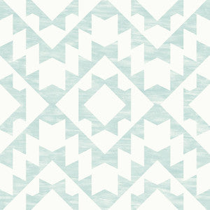 Fantine Mint Geometric Wallpaper by ESTA Home