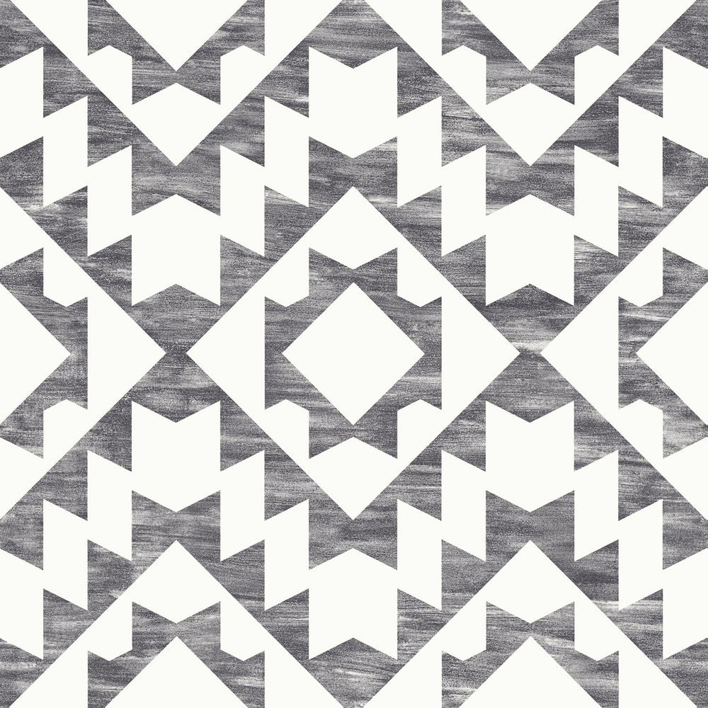 Fantine Black Geometric Wallpaper by ESTA Home Design Department Covers about 56.4 square feet 20.5-in by 33-ft long roll Unpasted 20.9 - Fabric Carolina -