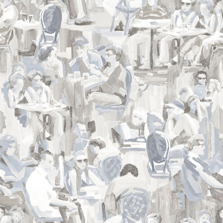 Wunderkammer Neutral Café Wallpaper by Origin Design Department Covers about 56.4 square feet 20.5-in by 33-ft long roll Unpasted 20.9 - Fabric Carolina -