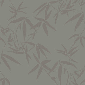 Guadua Grey Bamboo Leaves Wallpaper by Origin