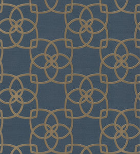 Serendipity Navy Wallpaper by Antonina Vella