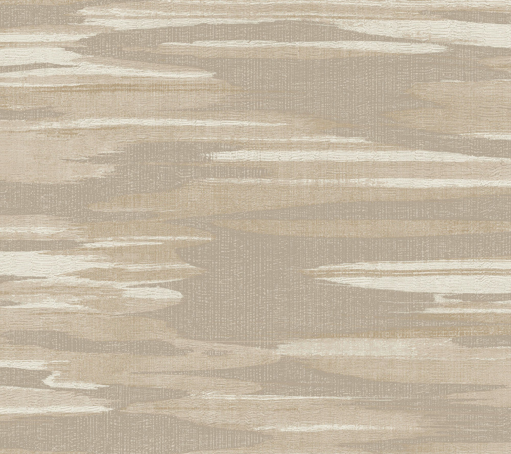 Nimbus Taupe Wallpaper by Antonina Vella Antonina Vella Dazzling Dimensions Volume II Covers about 60.8 square feet 27-in by 27-ft long roll Unpasted 24 - Fabric Carolina -
