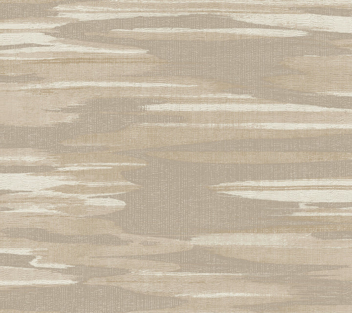 Nimbus Taupe Wallpaper by Antonina Vella Antonina Vella Dazzling Dimensions Volume II Covers about 60.8 square feet 27-in by 27-ft long roll Unpasted 24 - Fabric Carolina -