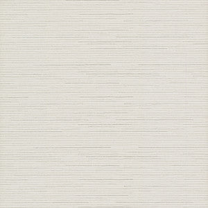 Ribbon Bamboo White & Silver Metallic Wallpaper by Antonina Vella