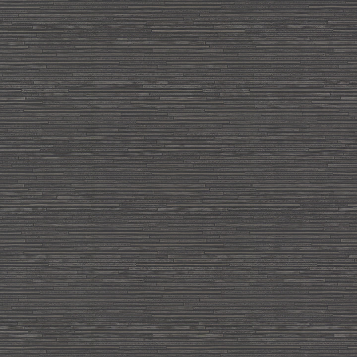 Ribbon Bamboo Black & Silver Metallic Wallpaper by Antonina Vella Antonina Vella Dazzling Dimensions Volume II Covers about 60.8 square feet 27-in by 27-ft long roll Unpasted 10.44 - Fabric Carolina -