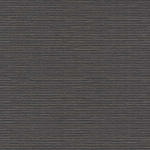 Ribbon Bamboo Black & Silver Metallic Wallpaper by Antonina Vella