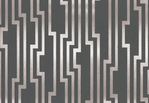 Velocity Silver Wallpaper by Candice Olson