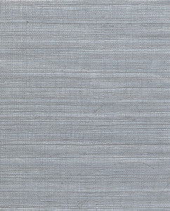Sisal Grasscloth Silver Wallpaper by York Wallcoverings