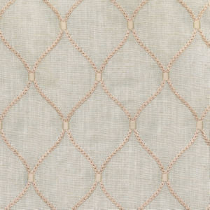 Deacon Blush by Norbar Designer Fabric GALLERY 50% POLYESTER / 50% COTTON INDIA 4 1/2"V - 5"H 54 - Swanky Fabrics -