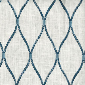 Deacon Porcelain 002 by Norbar Fabric 50% POLYESTER / 50% COTTON INDIA 4 1/2"V - 5"H 54 - Fabric Carolina -