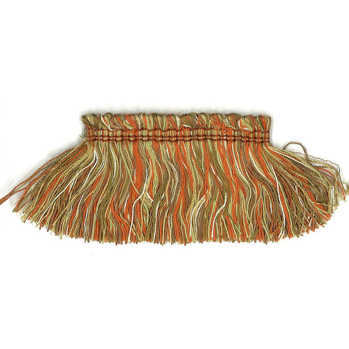 Debonair 12 Tangerine by Stout Designer Trim ART OF DESIGN TRIM-2 BRUSH FRINGE 100%SVI CHINA </p><p>Repeat: 0 2 in - Swanky Fabrics -