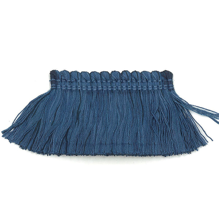 Debonair 7 Cadet by Stout Trim Art Of Design Trim-2 Brush Fringe 100% Spun Viscose CHINA Horizontal: 0 and Vertical: 0 2 in - Fabric Carolina -